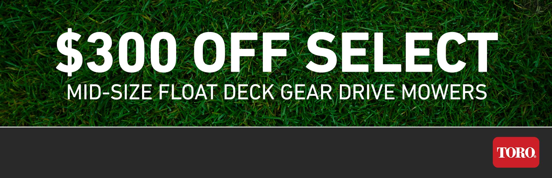 Toro: $300 Off Select MidSize FloatDeck Gear Walk Mowers